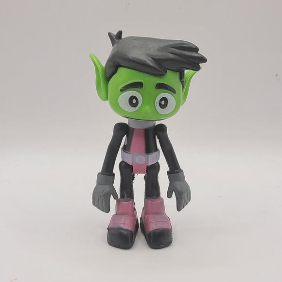 Teen Titans Go BEAST BOY Jazwares DC Comics 2" Action Figure Green Black Gray - Picture 1 of 3